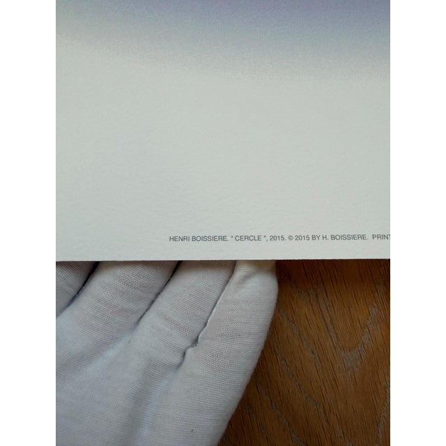 Henri Boissiere, Circle, 2015, Print For Sale - Image 4 of 10