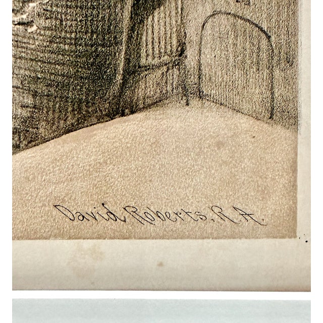 Paper “Interior of the Temple of Abu Simbel, November 9th, 1836, Nubia” by David Roberts For Sale - Image 7 of 10