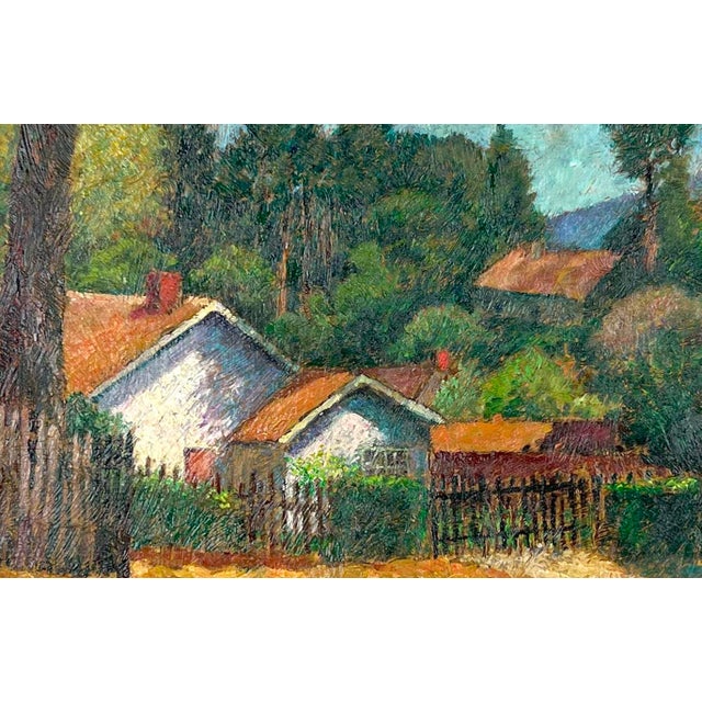 "Late Sun" - Carmel by the Sea California Original Oil French Impressionism Thick impasto and textured oil on linen circa...