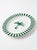 This elegant oval ceramic serving platter features a crisp, coastal aesthetic that seamlessly blends modern design with...