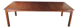 Late 20th Century Stickley Mission Arts & Crafts Quartersawn Oak Harvey Ellis Dining Room Table