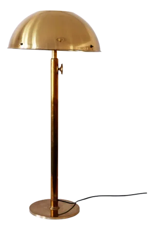 Mid-Century Modern Telescopic Brass Floor Lamp by Florian Schulz, 1970s