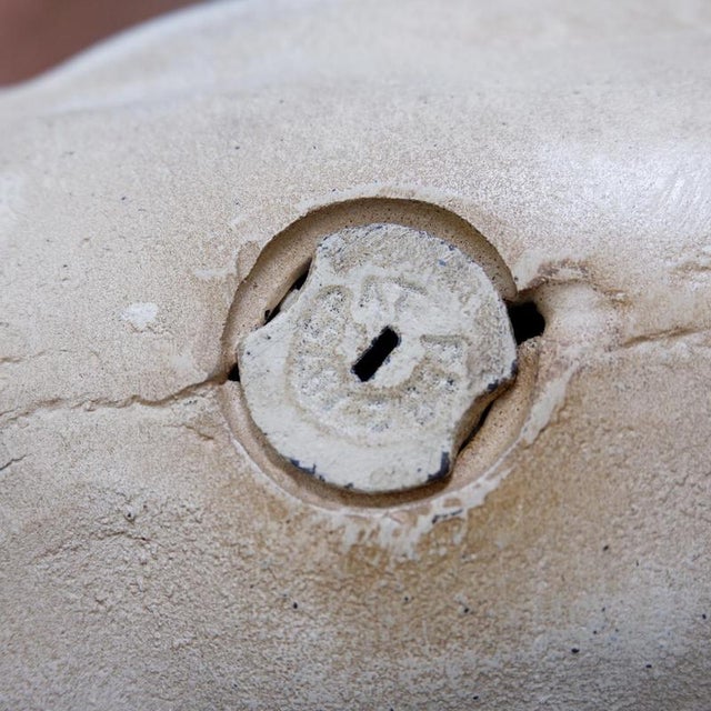 Metal Mid-Century Iron Piggy Bank Sculpture For Sale - Image 7 of 12