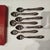 Teaspoons and Sugar Spoon in Silver, Set of 8 For Sale - Image 6 of 8