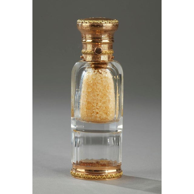 Victorian Gold Double Ended Crystal Scent Bottle For Sale - Image 3 of 12