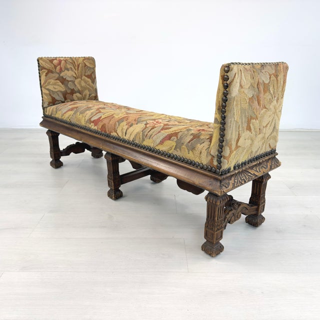 19c Antique French Bench For Sale - Image 4 of 13