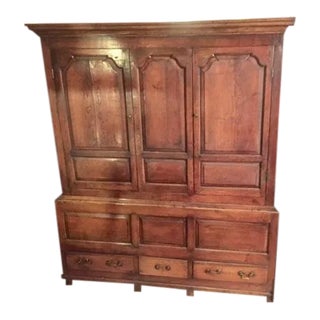 18th Century English Tack Cabinet With Drawers For Sale