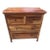 Completely Restored Solid Acacia Dresser Attributed to Nadeau For Sale