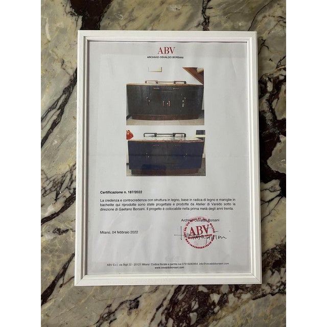 Sideboards by Gaetano Borsani for Atelier Varedo Deco, 1930s, Set of 2 For Sale - Image 17 of 18