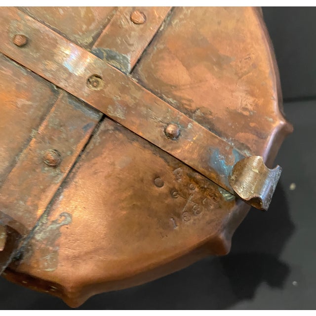 Period Arts & Crafts Copper Chamberstick For Sale - Image 6 of 6