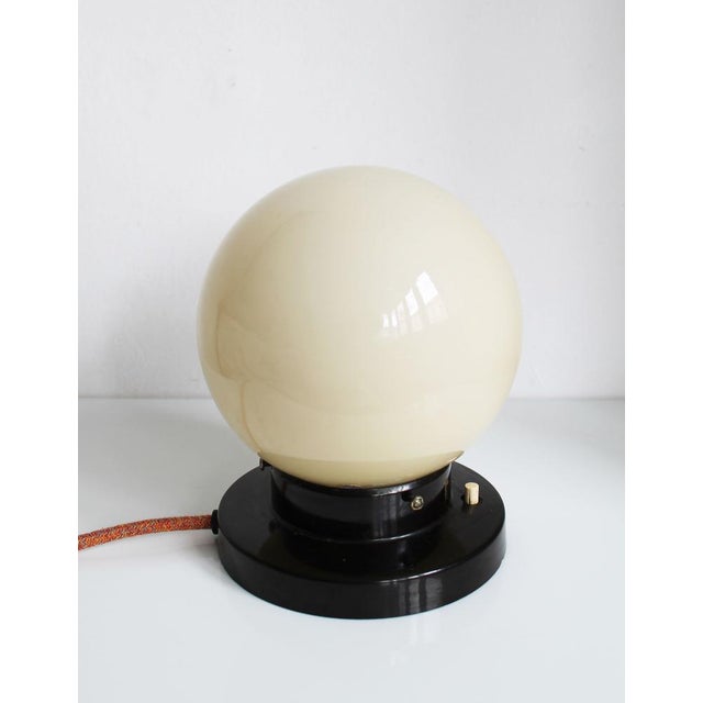 Bauhaus Functionalist Bakelite Table Lamp, 1930s For Sale - Image 3 of 11