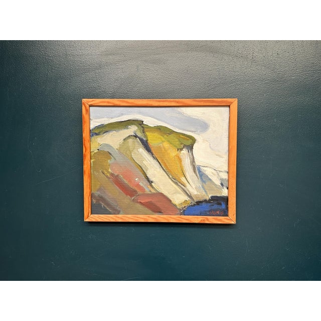 Stig Delang, Landscape, 1950s, Oil on Canvas, Framed For Sale - Image 16 of 18