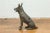 Contemporary Bronze Sculpture Depicting a German Shepherd with Dark Patina For Sale - Image 11 of 12