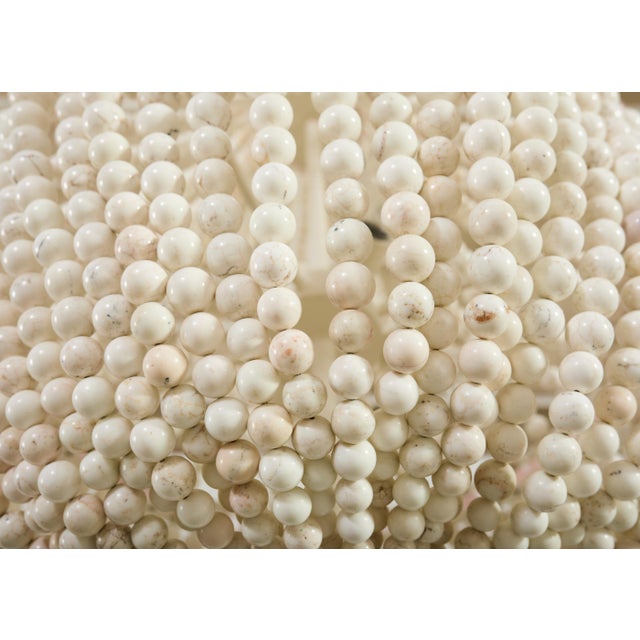 Off-white Marjorie Skouras Samantha Empire Chandelier Turquoise + Quartz For Sale - Image 8 of 16