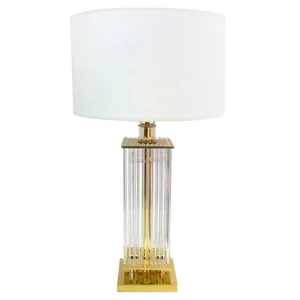 Glass Rod Table Lamp by Sciolari for Lightolier