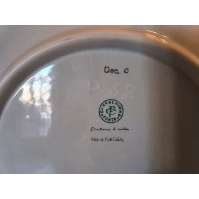 1970s Large Carvalhinho Porto Plate, Portugal For Sale - Image 4 of 8