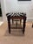 Early 19th Century English Walnut Bench With Zebra Epingle Cushion For Sale - Image 4 of 9