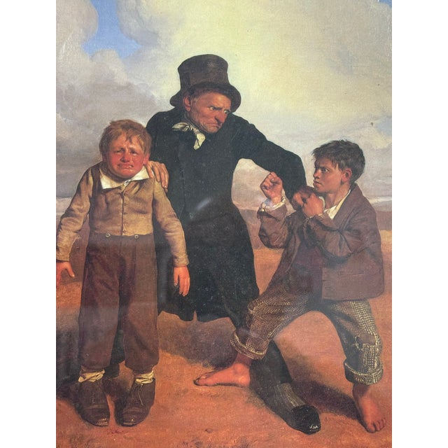 Late 20th Century John Faed Boyhood Framed Art Reproduction For Sale - Image 5 of 12