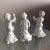 Shabby Chic Schaubach Kunst Cherub Figurines With Golden Accents For Sale - Image 3 of 6