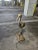 Large 1970s Italian Florentine Hand Carved Wood Egret For Sale - Image 4 of 8