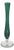 Signed Val Saint Lambert Emerald Green Cased Crystal Soliflore Vase, Belgium 9.5" For Sale
