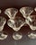 Vintage Willow Moon Champagne Glasses, Set of 7 - By Pioneer - Mid Century Etched Crystal Sparkling Wine Coupes For Sale In Miami - Image 6 of 7