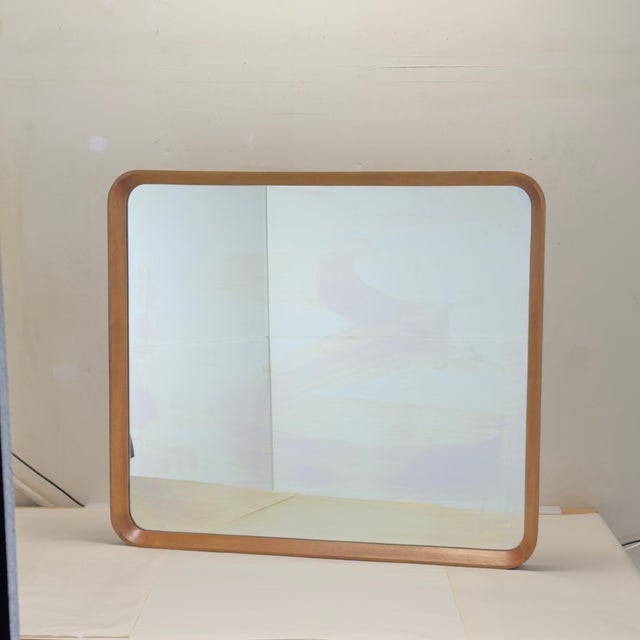 Early 20th Century Early 20th Century Large Carved Walnut Mirror From the Max Posnick Furniture Company For Sale - Image 5 of 9