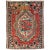 1920s 1920s Persian Red Ivory Green and Blue Bakhtiari Rug For Sale - Image 5 of 5