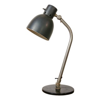 Bauhaus Model 98 Black Desk Lamp by H. Th. J. A. Busquet for Hala Zeist, Netherlands, 1950s For Sale