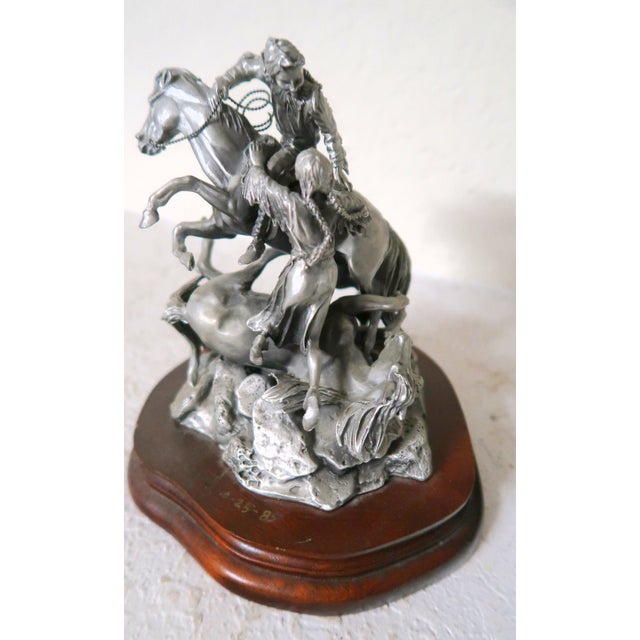 Don Polland (1932 - 2003) - Dramatic Pewter "The Rescue" - Signed, Numbered, Closed Limited Edition For Sale - Image 9 of 13