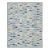 Swedish Geometric Rug by Celerie Kemble for Chairish in Sky, 8'x10' For Sale