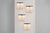 A rare and exquisite set of 259/2 wall lights designed by the legendary Massimo Vignelli for Arteluce in 1964. These...