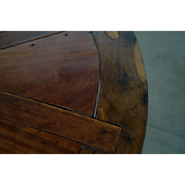 Rustic Brazilian Round Dining Table, Brazil, 1970s For Sale - Image 8 of 12