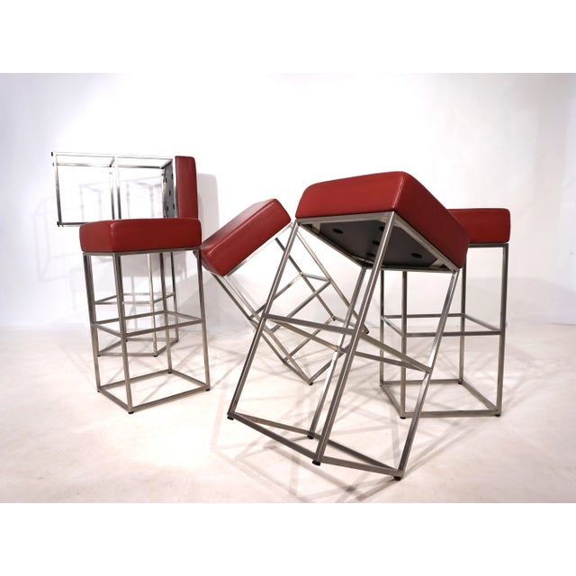 Vintage DS 218/55 Bar Stools by Paolo Piva for de Sede, 2017, Set of 6 For Sale - Image 4 of 18