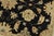 Ziegler Rug 5’1” X 6’4” Black Wool Traditional Hand-Knotted Oriental Carpet For Sale - Image 4 of 12