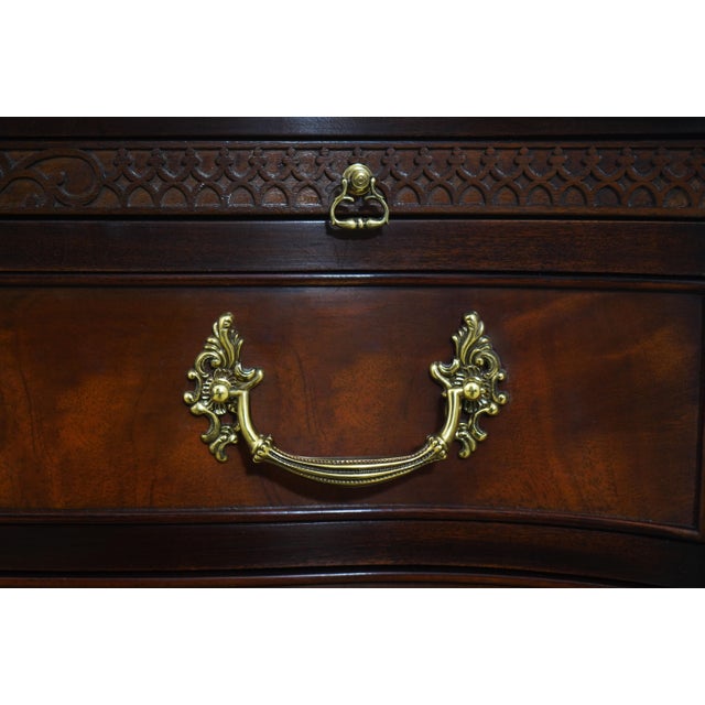 Henkel Harris Mahogany Bachelor Chest W. Pull Out Slide For Sale - Image 11 of 17