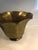 1970s Fluted Scalloped Edge Brass Planter, Footed For Sale - Image 4 of 7