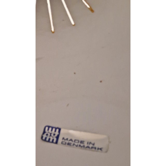 Metal Danish Ceiling Lamp with Yellow Metal Shade from Fog & Morup, 1970s For Sale - Image 7 of 8