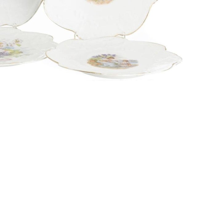 Porcelain Plates from Vista Alegre, Set of 6 For Sale - Image 5 of 6