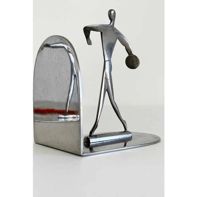 Austrian Modernist Figural Bookends For Sale - Image 9 of 11