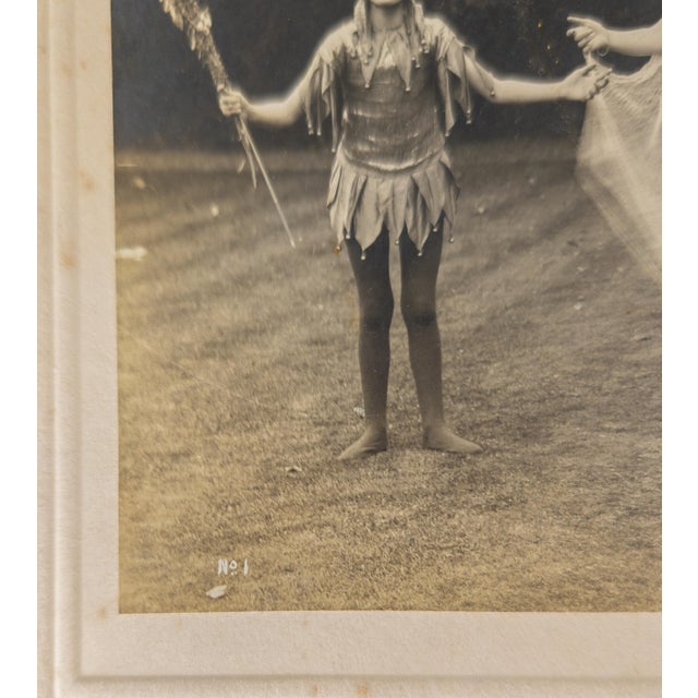 Early 20th Century English Photograph of Girls in Pageant or Play Costumes For Sale - Image 9 of 12