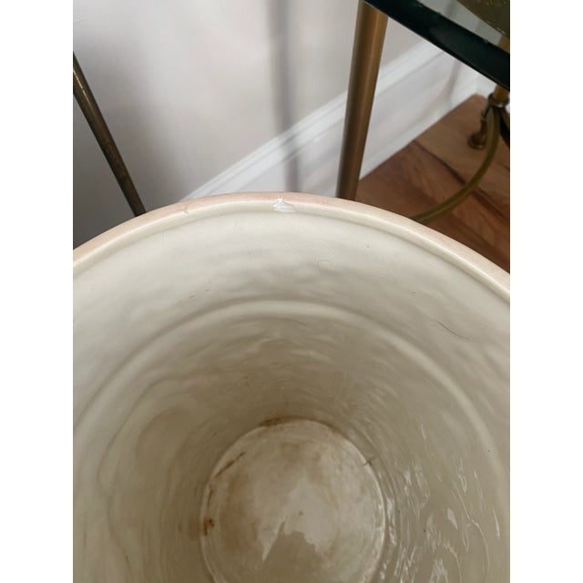 Antique Weller Pottery Pink Ceramic Umbrella Holder Vase For Sale - Image 11 of 11
