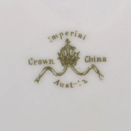 Late 19th Century Vintage Austrian "Beatrice" Painted Porcelain Plate For Sale - Image 11 of 13