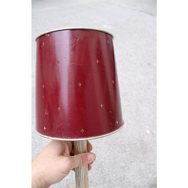 Italian Metal Table Lamp in the style of Arredoluce, 1950s For Sale - Image 6 of 12