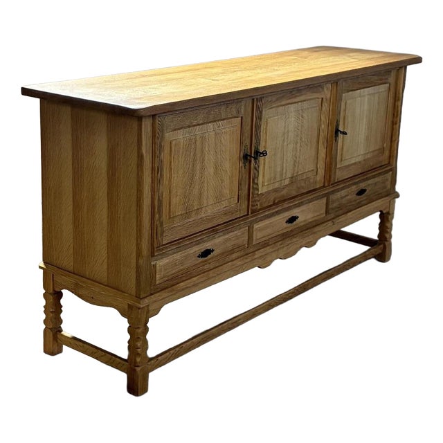 Oak Sideboard in style of Henning Kjærnulf, 1970s For Sale