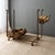 1980s Large Hammered Steel Firewood and Kindling Rack With Rustic Patina For Sale - Image 5 of 16