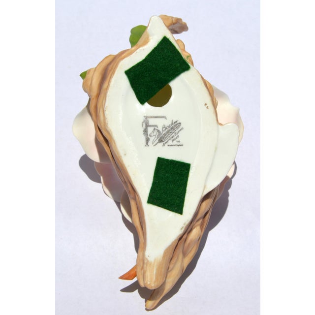 1950 American Express Rose Sculpture Edward Marshall Boehm Fine Bone China Handmade For Sale - Image 11 of 14