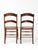 Wood Antique Cane Seat Dining Chairs Pair For Sale - Image 7 of 11