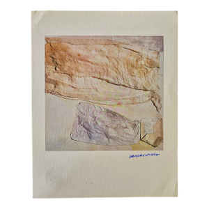 Robert Rauschenberg 1970’s Signed Lithograph Print, Contemporary, Abstract, Modern