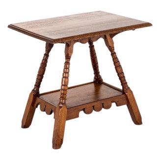 Side Table in Oak For Sale